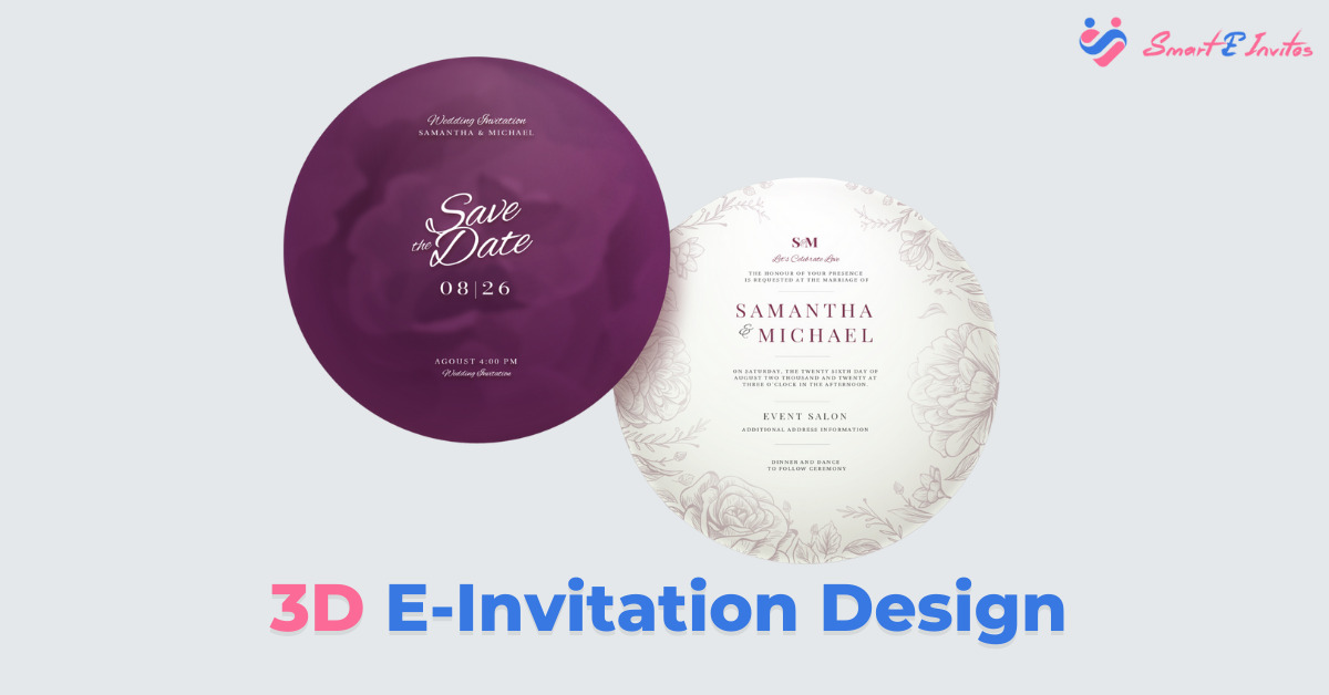 3D E-Invitation Design
