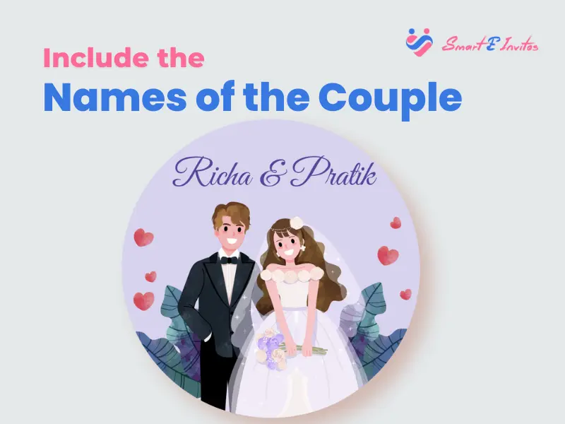 Including the Names of the Couple
